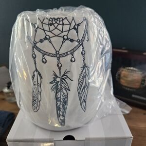 Scentsy White Dreamcatcher Candle Holder